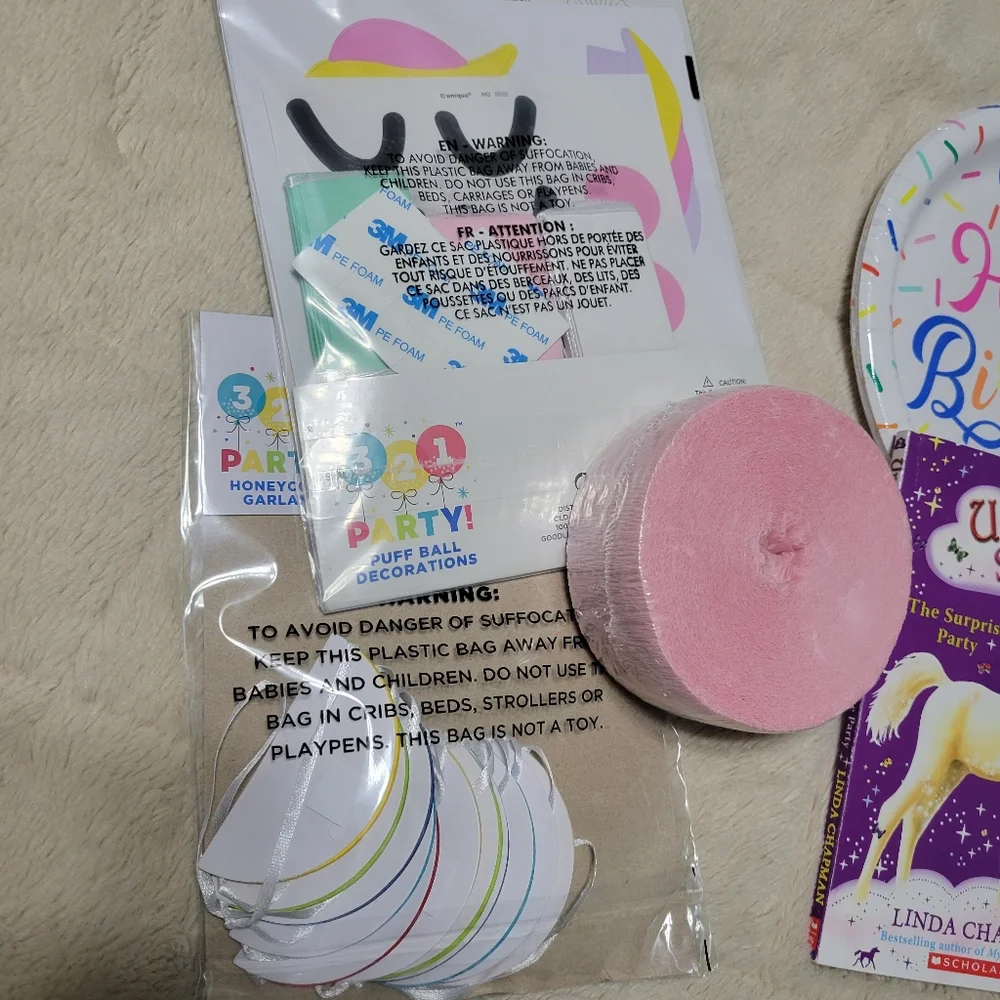 Unicorn Party Set Decorations